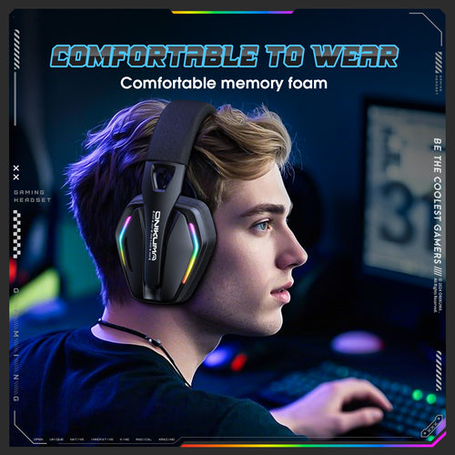 Siivton Wireless Bluetooth Gaming Headset with 2.4G, 60-Hour Playtime, 1000mAh Battery, Microphone for PS5, PS4, Switch, PC, Phone