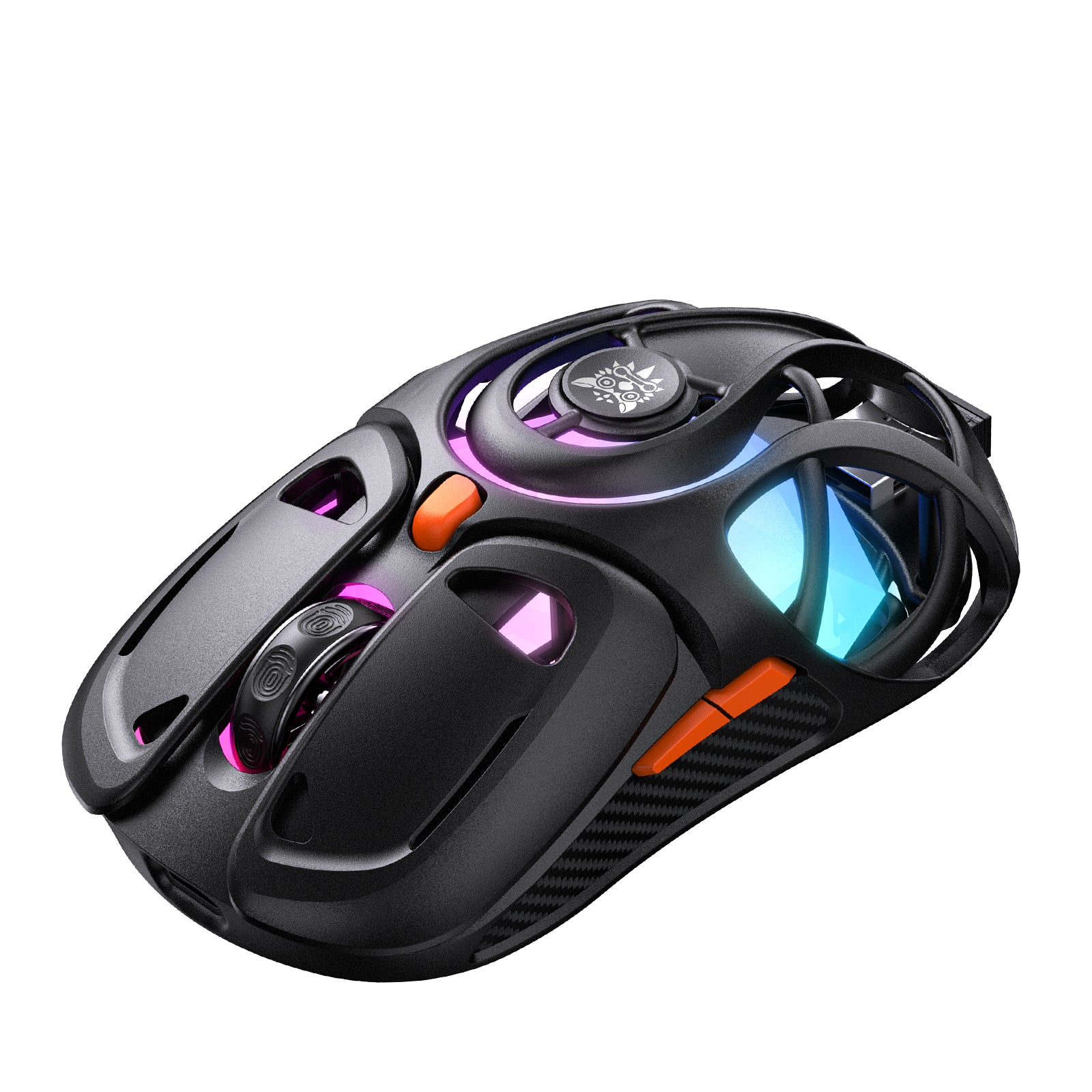 Siivton Wireless Gaming Mouse,2.4GHz and Bluetooth, 12800 DPI, 6 RGB Light Modes, 1000Hz Polling Rate, Compatible with Windows/Mac, Black